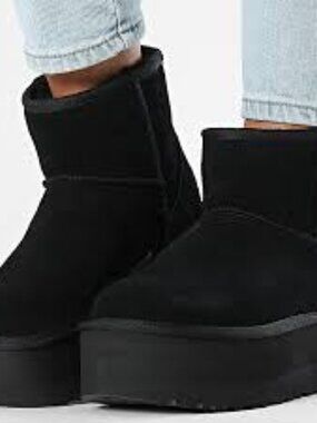 UGG Boots Women's Classic Mini Platform Boots 1134991-Black